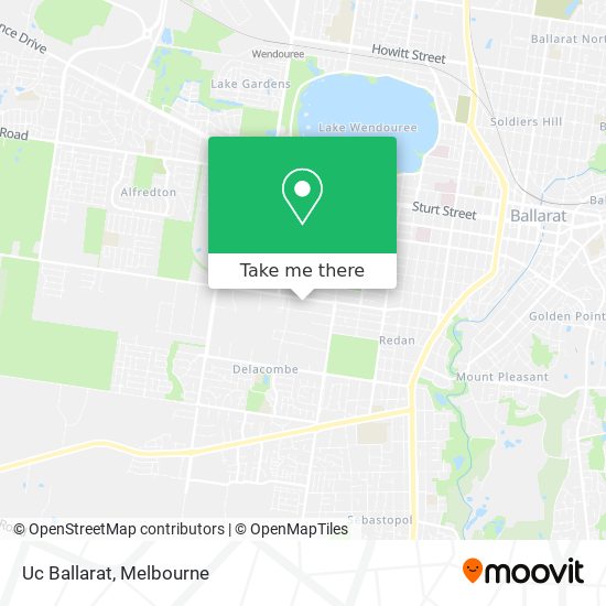 Uc Ballarat map
