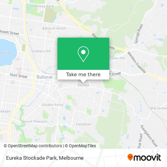 Eureka Stockade Park map
