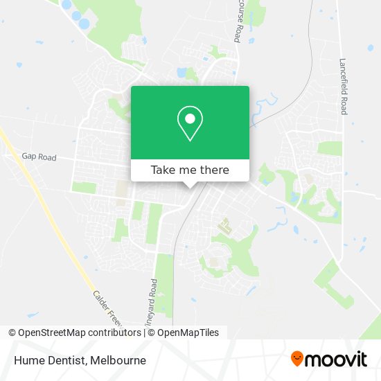 Hume Dentist map