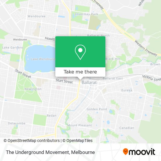 The Underground Movement map