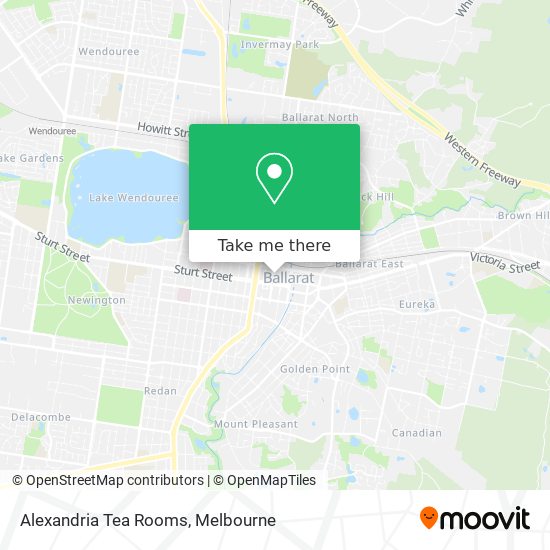 Alexandria Tea Rooms map