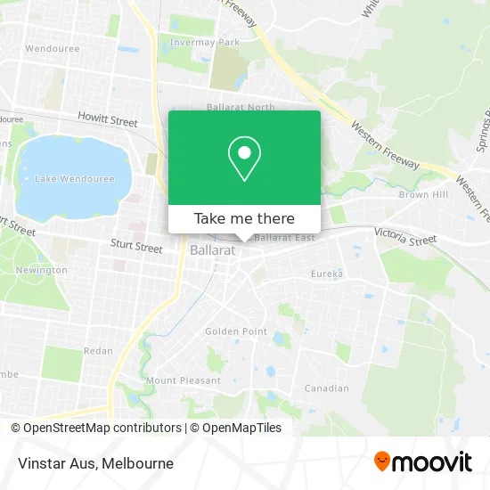 Vinstar Aus map