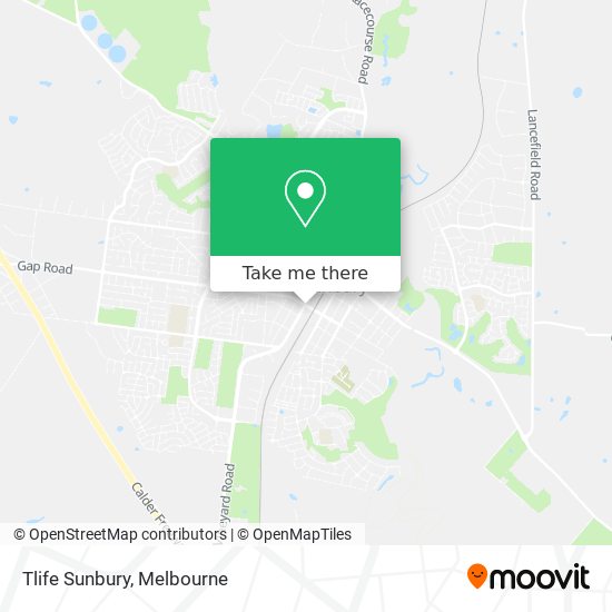 Tlife Sunbury map