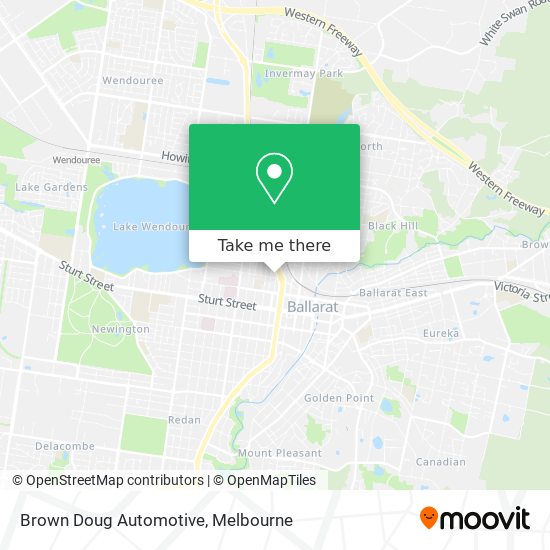 Brown Doug Automotive map