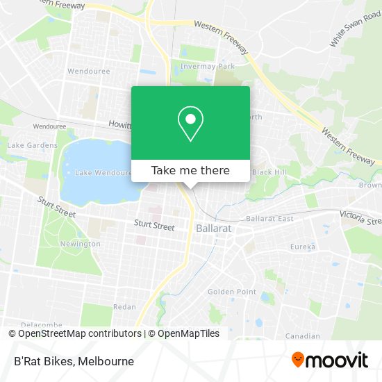 B'Rat Bikes map