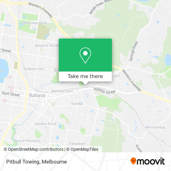 Pitbull Towing map