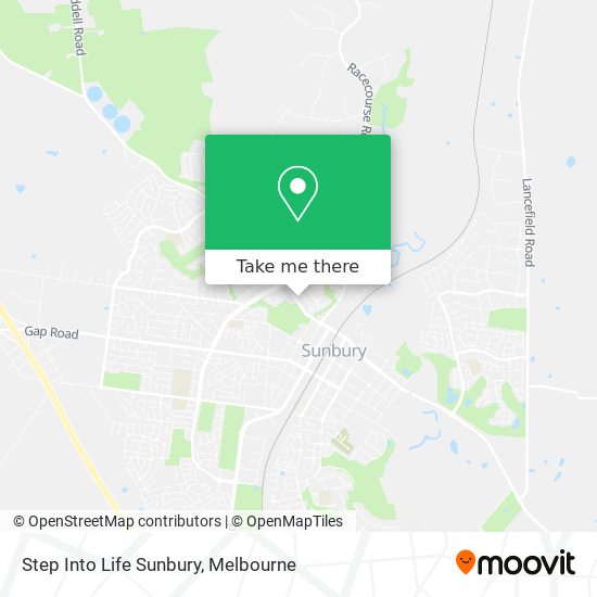 Step Into Life Sunbury map