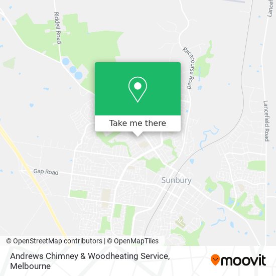 Mapa Andrews Chimney & Woodheating Service