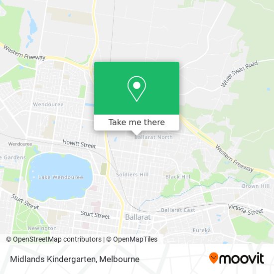Midlands Kindergarten map