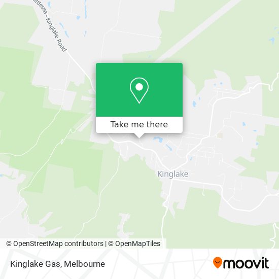 Mapa Kinglake Gas