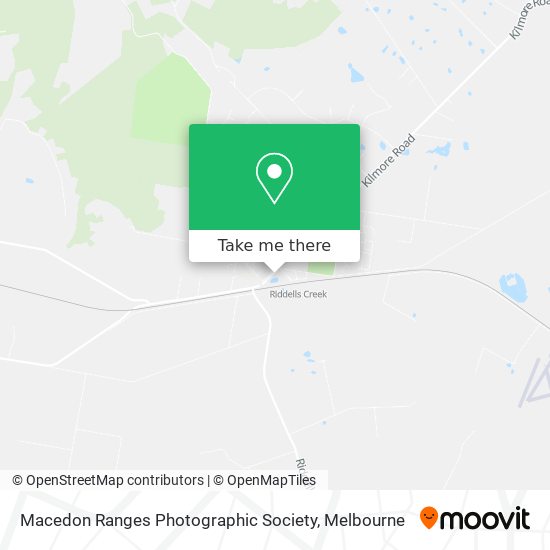 Macedon Ranges Photographic Society map