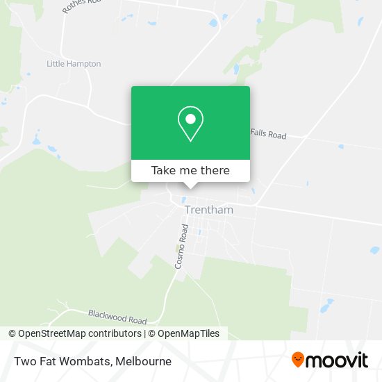 Two Fat Wombats map