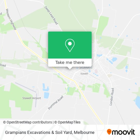 Grampians Excavations & Soil Yard map