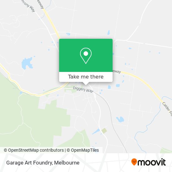 Garage Art Foundry map