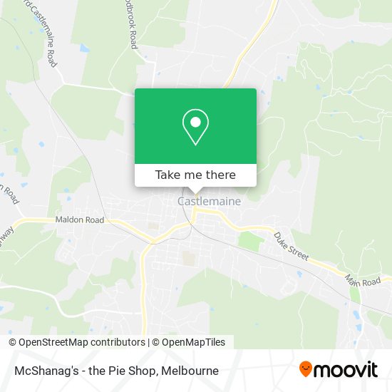 McShanag's - the Pie Shop map