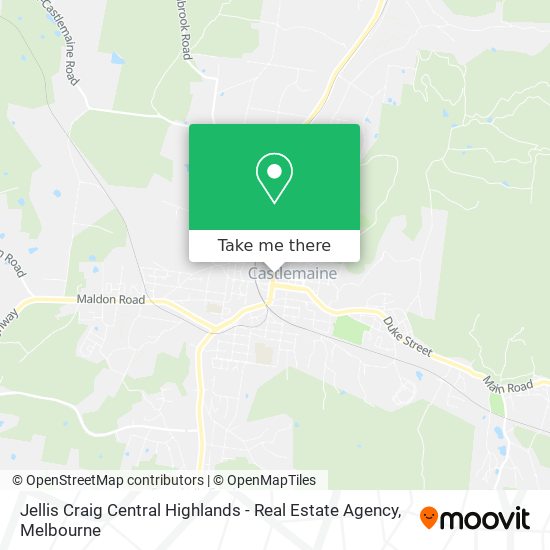 Jellis Craig Central Highlands - Real Estate Agency map