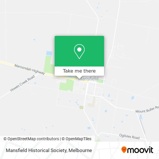 Mansfield Historical Society map
