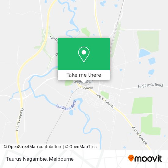 Taurus Nagambie map