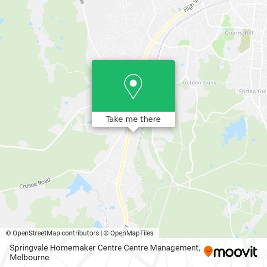Springvale Homemaker Centre Centre Management map