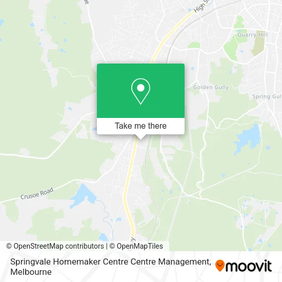 Springvale Homemaker Centre Centre Management map