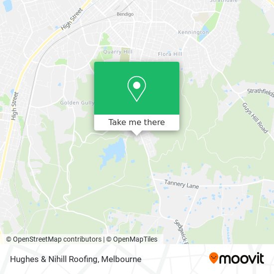 Hughes & Nihill Roofing map