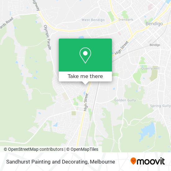 Sandhurst Painting and Decorating map