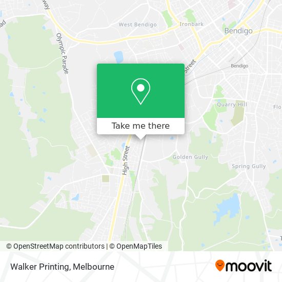 Walker Printing map