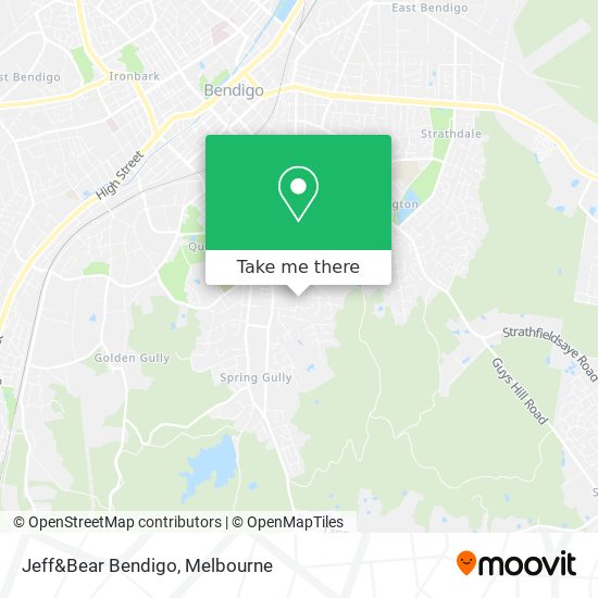 Jeff&Bear Bendigo map