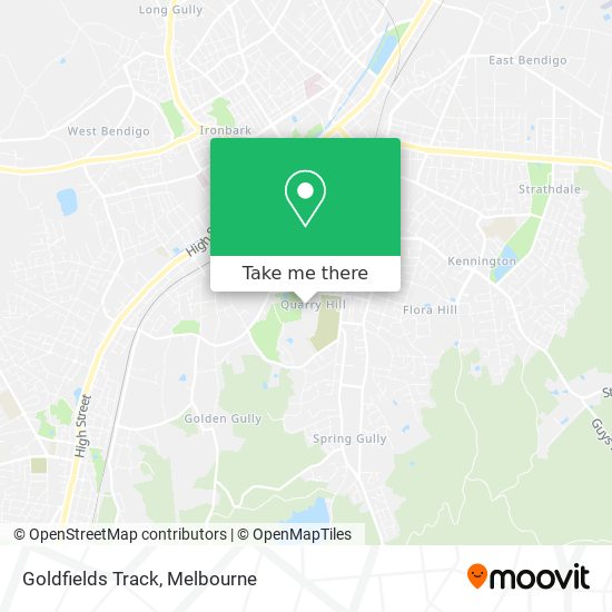 Goldfields Track map