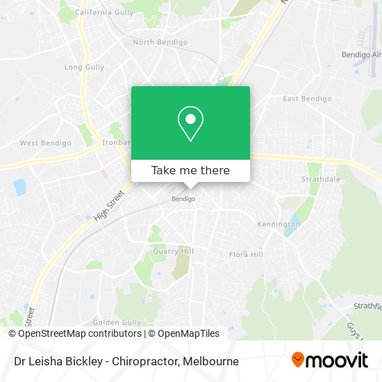 Dr Leisha Bickley - Chiropractor map