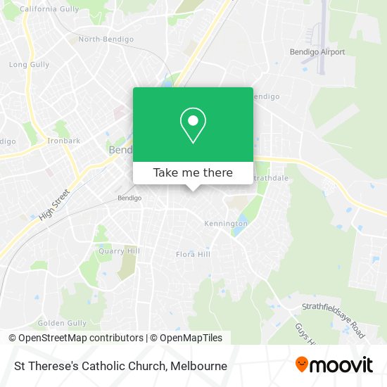 St Therese's Catholic Church map