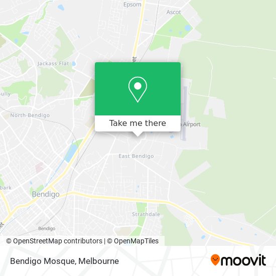 Mapa Bendigo Mosque