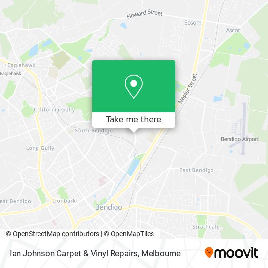 Ian Johnson Carpet & Vinyl Repairs map