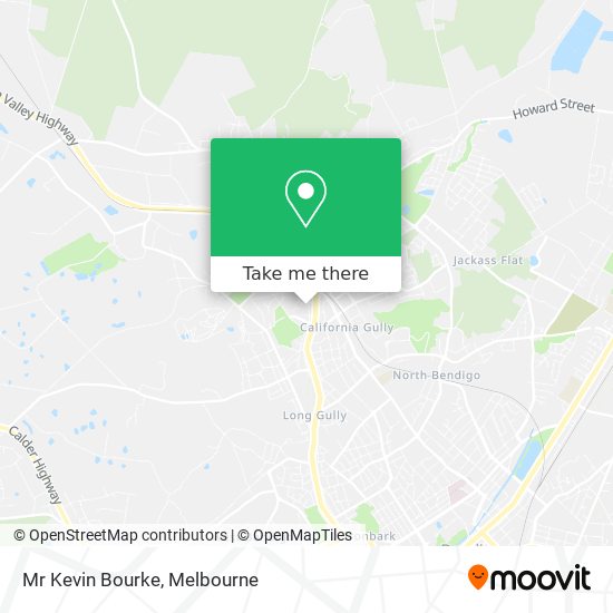 Mr Kevin Bourke map
