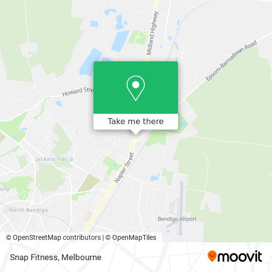 Snap Fitness map