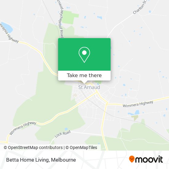 Betta Home Living map