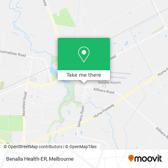 Benalla Health-ER map