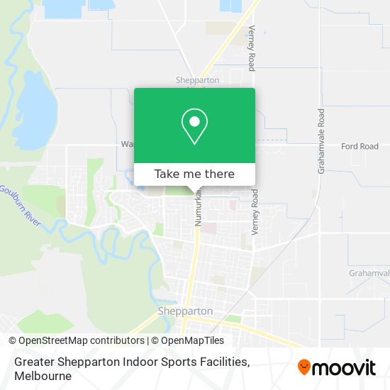 Greater Shepparton Indoor Sports Facilities map