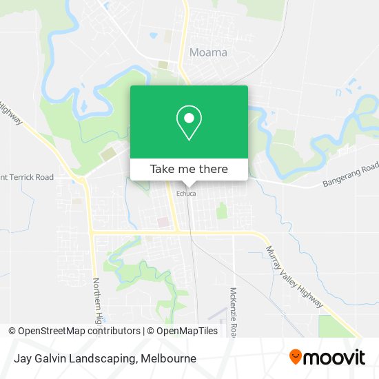 Jay Galvin Landscaping map