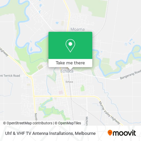 Uhf & VHF TV Antenna Installations map