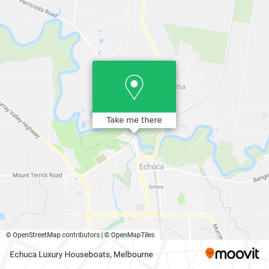 Echuca Luxury Houseboats map