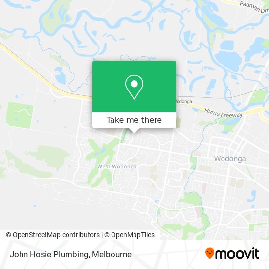 John Hosie Plumbing map
