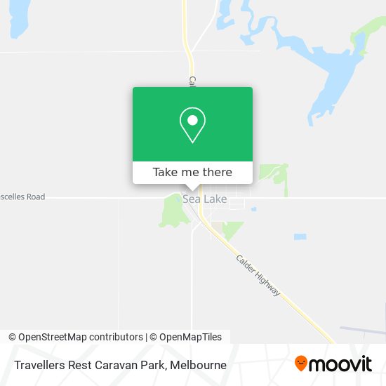 Travellers Rest Caravan Park map