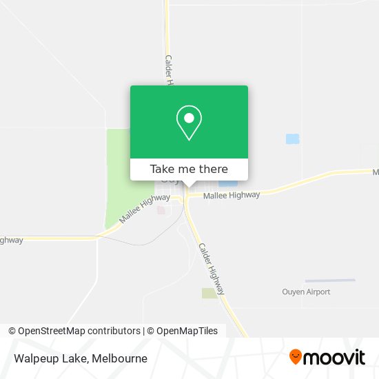 Walpeup Lake map