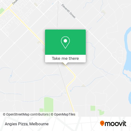 Angies Pizza map
