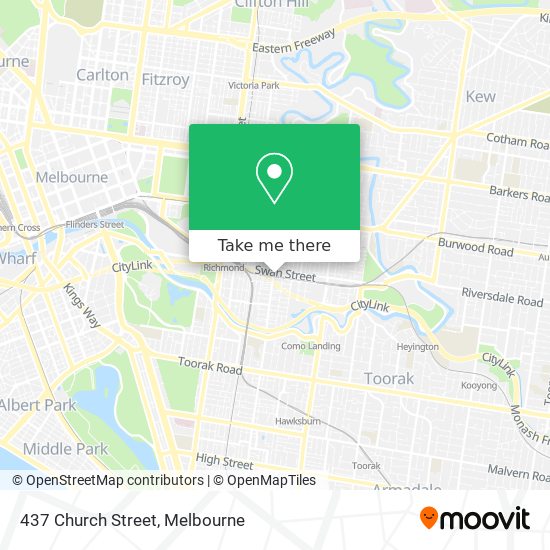 437 Church Street map