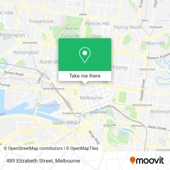 489 Elizabeth Street map