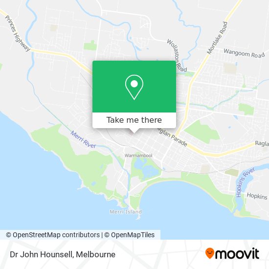 Dr John Hounsell map