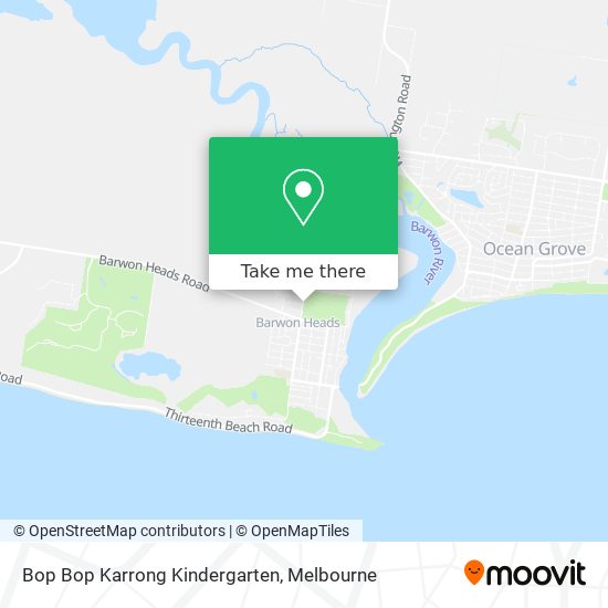 Bop Bop Karrong Kindergarten map