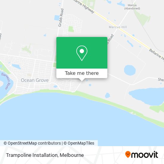 Trampoline Installation map